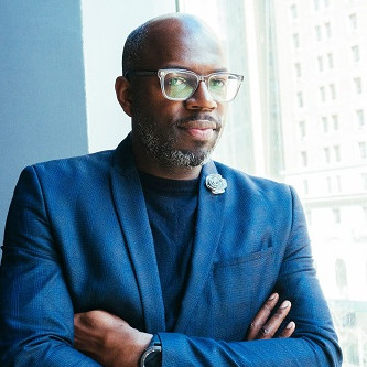 Global business speaker sharing growth strategies